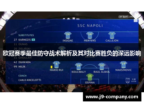 欧冠赛季最佳防守战术解析及其对比赛胜负的深远影响 欧冠赛季最佳防守战术解析及其对比赛胜负的深远影响